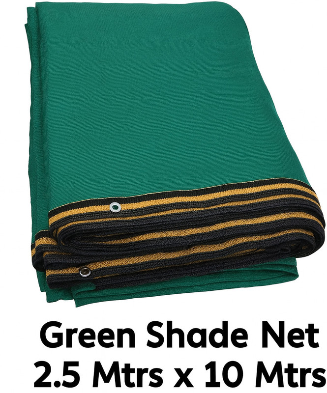 VP Creation 90% U.V Stabilized Premium Quality Shade Net 2.5 Mt � 10 Mt Portable Green House(Green)