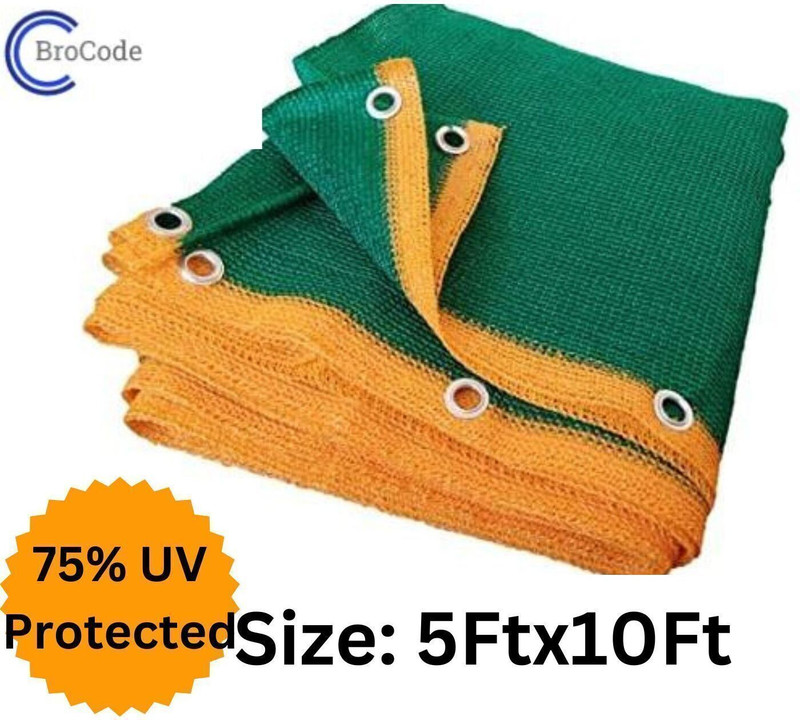 RAJMAHAL Green Shade Net 90% Waterproof for Garden & Plants – 15×12 ft Portable Green House(Green)