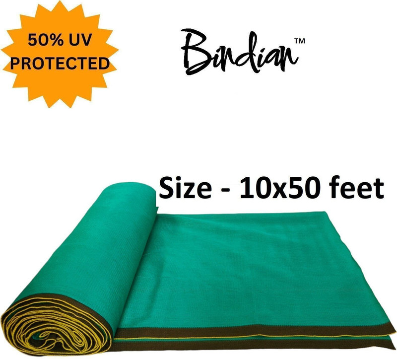 Greenery 101_Shade Net 5x30 feet green net 50% UV Block Multipurpose for Garden/Balcony Portable Green House(Green)