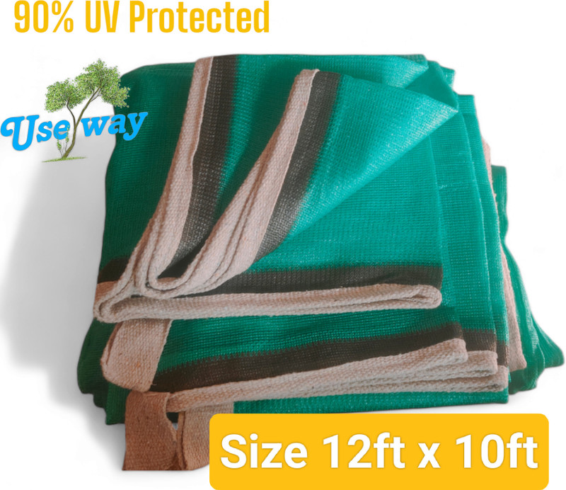 Use way Green Shade Net Size (12ft x 10ft) net from Sunlight 90% Shading Portable Green House(Green)