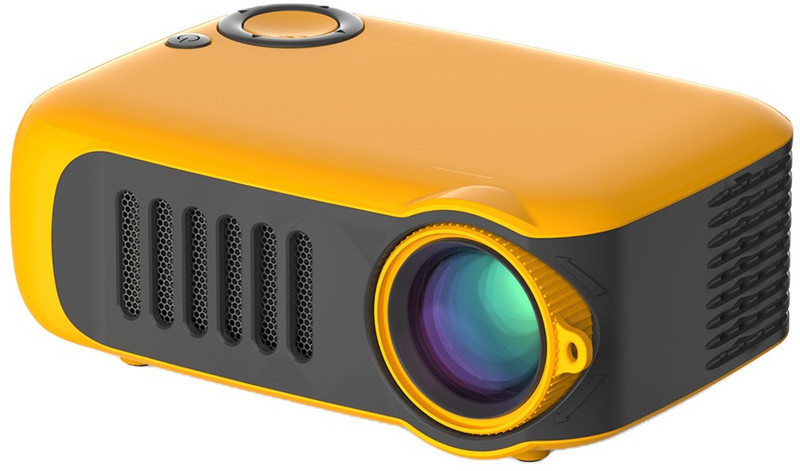 Techdash PROJECTOR Full HD Led Portable Projector 1000 lm LED Corded Portable Projector(Yellow)