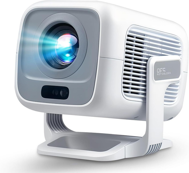 Touchview VISION 13 LED PROJECTOR 7500 lm LED Cordless Mobiles Portable Projector(White)