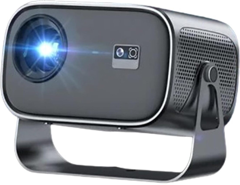 Tobo Smart Projector Portable Android 11 Projector with 5G2.4G Dual WiFi BT TD-1338IM (15000 lm / 1 Speaker) Portable Projector(Black)