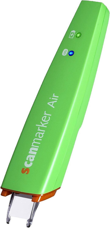 Scanmarker Air Pen Scanner - OCR Digital Highlighter and Reader - Wireless Pink Corded Portable Scanner