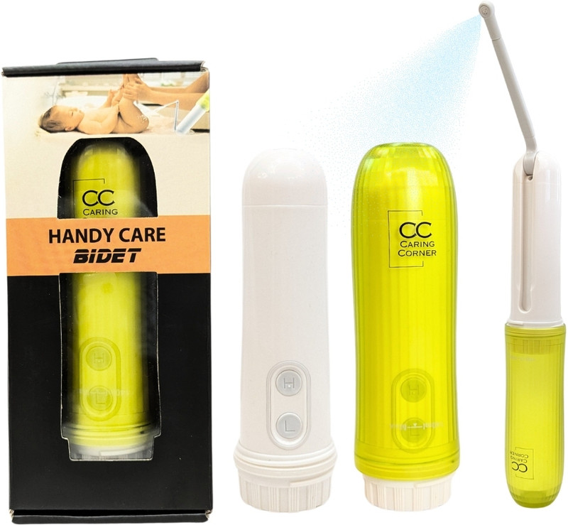 CARING CORNER Portable Jet Spray for Toilet | Travel-Friendly Handheld Bidet with Dual Modes Battery Powered Portable Shower(0.14 L)