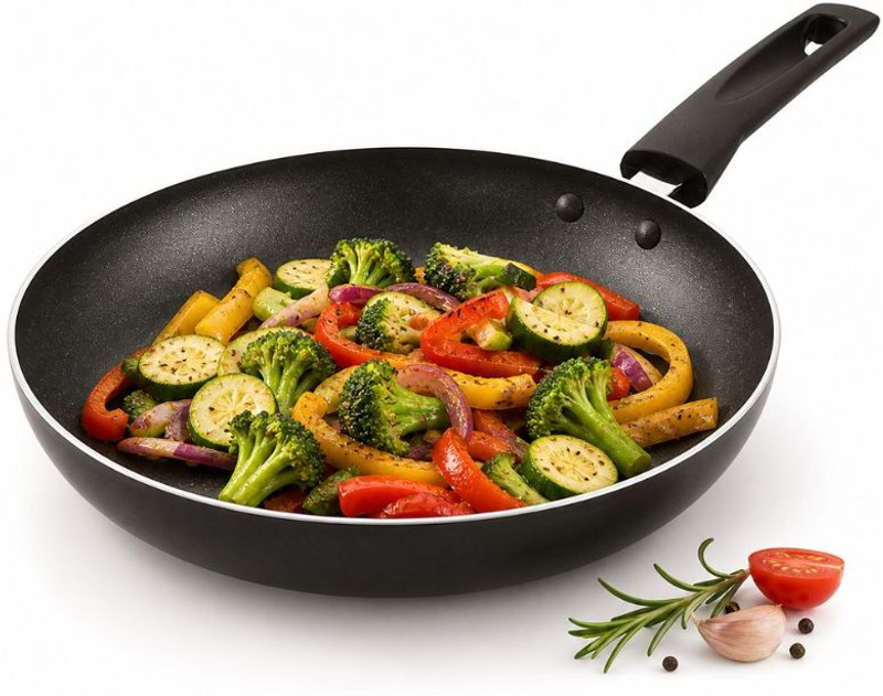 paasapahce Nonstick Frying Pan, Induction compatible Fry Pan 23.5 cm diameter 1.5 L capacity(Aluminium, Non-stick, Induction Bottom)