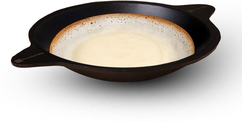 The Indus Valley Cast Iron Appam Pan - 8.4inch Paniarakkal Pan 21.4 cm diameter 0 L capacity(Cast Iron)