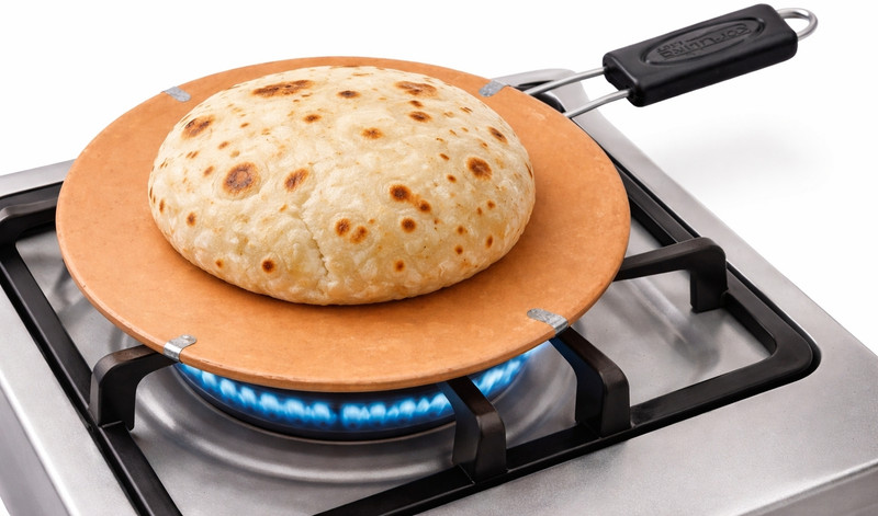 COMTOSS Tawa 22.5 cm diameter(Earthenware, Non-stick)
