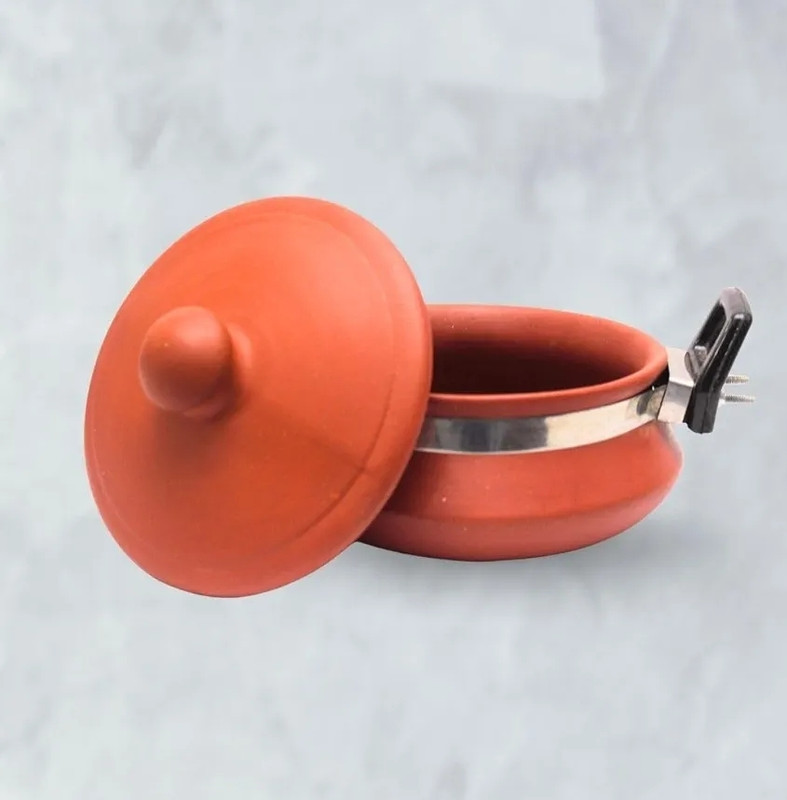 Lotan Handi for Cooking with Lid and Handle/Mitti Handi/Dal Hand 3 LTR
55% Handi 3 L(Earthenware, Non-stick)