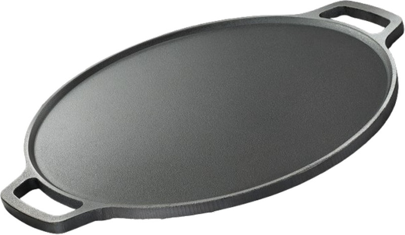 Prestige Neocast Flo Smooth Finish|Retains Heat For Long|Heavy Gauge Tawa 30 cm diameter(Cast Iron, Induction Bottom)