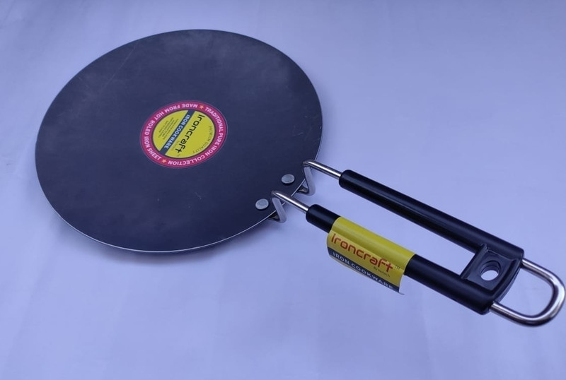 KDEP Ironcraft Roti Tawa Non Stick Iron Chapati Tawa Tawa 24 cm diameter(Iron)