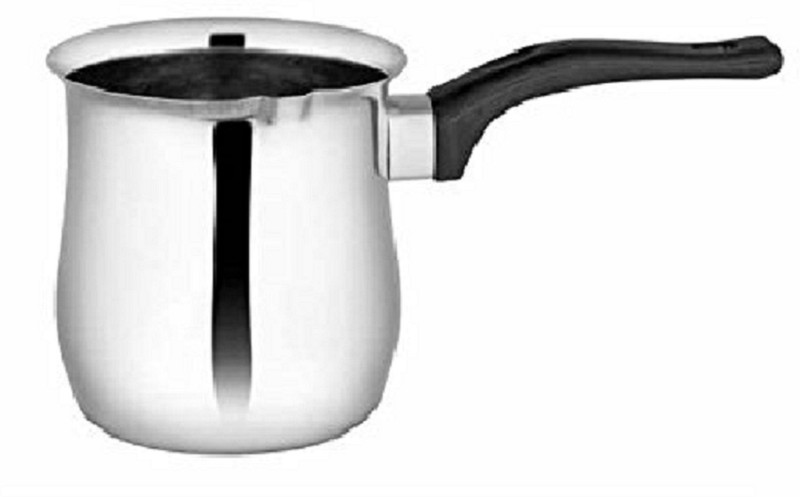 Dynore Stainless Steel Milk/Coffee/Tea Warmer With Bakelite Handle 360 ml Pot 9 cm diameter 0.36 L capacity(Stainless Steel)
