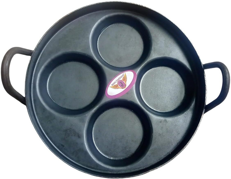 Jayam Traditional Iron MINI DOSA / Black Colour Pancake Pan 27 cm diameter 1 L capacity(Iron)