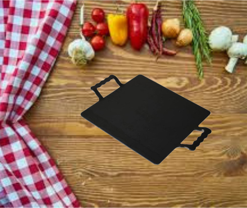 PRAKEETH TEX Square Dosa Tawa Tawa 28 cm diameter(Iron)