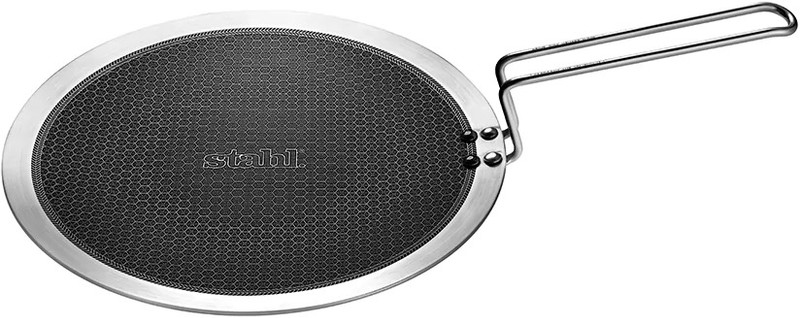 Stahl Stainless Steel Artisan Hybrid Roti Tawa 25 cm diameter(Triply, Non-stick, Induction Bottom)