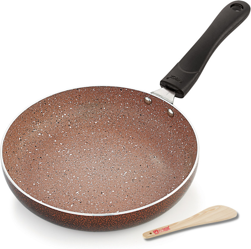 iVBOX Koca-Pro 240mm induction Bottom 5-Layer Granite Coating Fry Pan 24 cm diameter 1.5 L capacity(Aluminium, Non-stick, Induction Bottom)