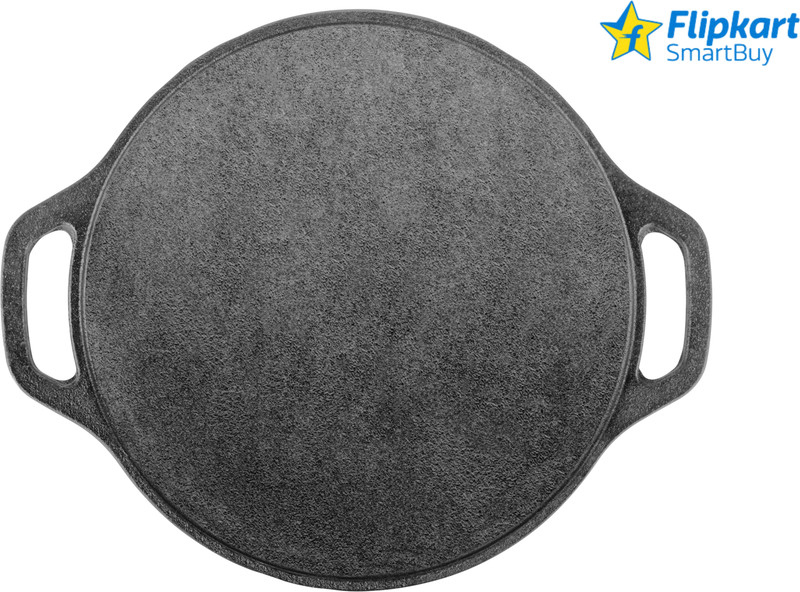 Flipkart SmartBuy 10 Inch cast iron tawa for dosa roti uttapam with adding iron in food Tawa 25 cm diameter(Cast Iron, Induction Bottom)