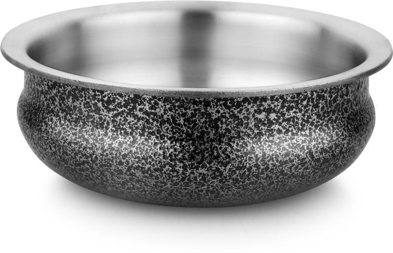 SPC Antique Collection Biryani / Sipri Handi, 1.5Ltr, Black. Handi 1.5 L(Aluminium)