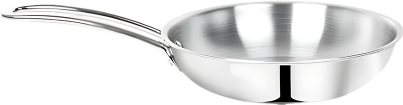 Classic Essentials Triply Fry Pan, 3 Layer Stainless Steel Fry Pan 22 cm diameter 1.2 L capacity(Triply, Stainless Steel)