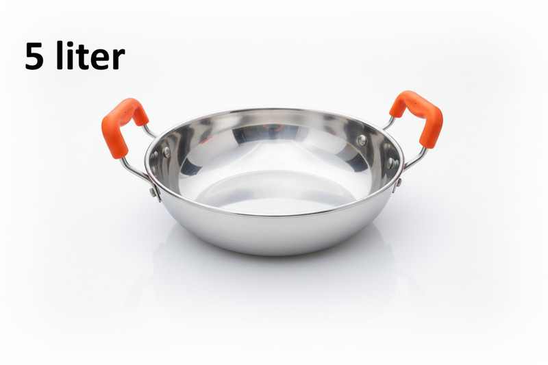 BERBEL Kadhai 25 cm diameter 5 L capacity(Steel)