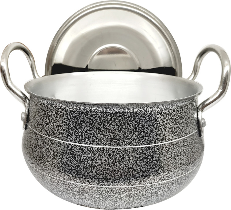bartan hub Handi 3 L with Lid(Aluminium)