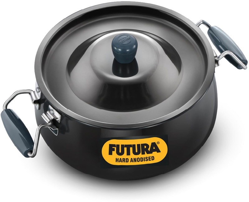 Hawkins Futura BigBoy Biryani Handi (ABH12) Handi 12 L with Lid(Hard Anodised)