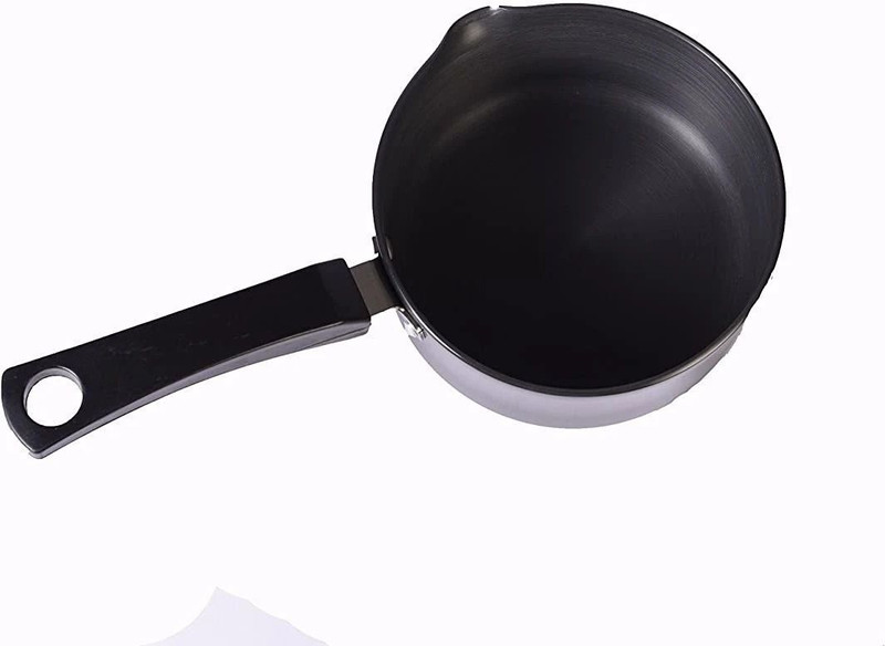 RBGIIT BKH_7 Hard Anodized Non Stick Sauce Pan Set/Tea Pan For Kitchen/Tea Maker/Milk Pan/Pot and Pan Set/Bhagona/Patila/Water Boiler/Non Stick Tea Pan/Tea Patila Sauce Pan 16 cm diameter 1.5 L capacity Wok 1.5 L capacity 16 cm diameter(Aluminium, Hard Anodised)