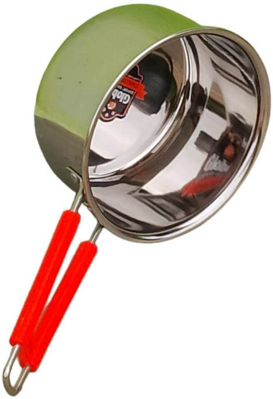 Lalit Heavy Stainless Steel Sauce Pan Tea Maker Pot Pan Cookware with Bakelite Handle Milk Pan 22 cm diameter 2 L capacity(Stainless Steel)