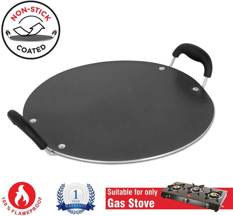 Home-pro Non-Stick Dosa Tawa 26 cm Tawa 26 cm diameter(Aluminium, Non-stick)