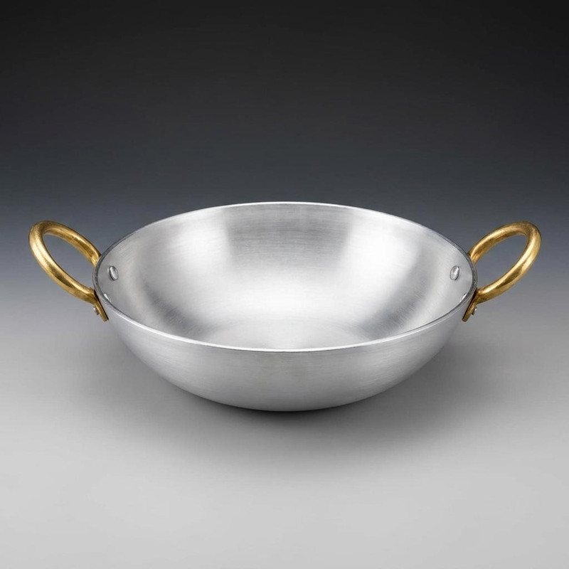 Roman 26 cm Deep Cooking Kadhai for Home & Kitchen Use Kadhai 26 cm diameter 2.5 L capacity(Iron, Non-stick)