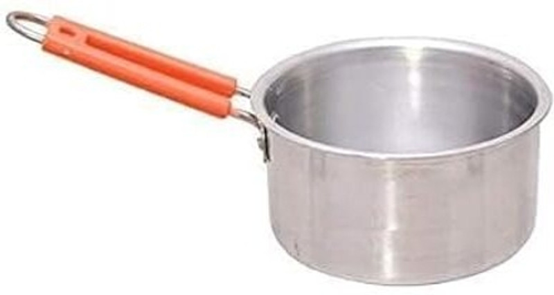 Tannu Craft Pure Aluminium Polished Sauce PAN Tea PAN/Milk PAN Milk Pan 20 cm diameter 0.5 L capacity(Aluminium, Non-stick, Induction Bottom)