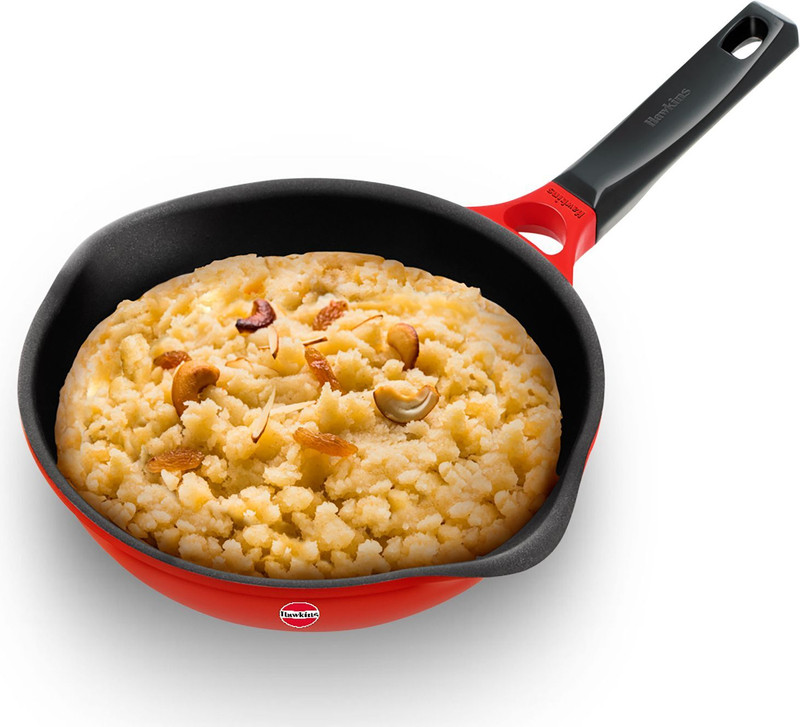 Hawkins Die-Cast (IDCF20) Fry Pan 22 cm diameter 1 L capacity(Aluminium, Non-stick, Induction Bottom)