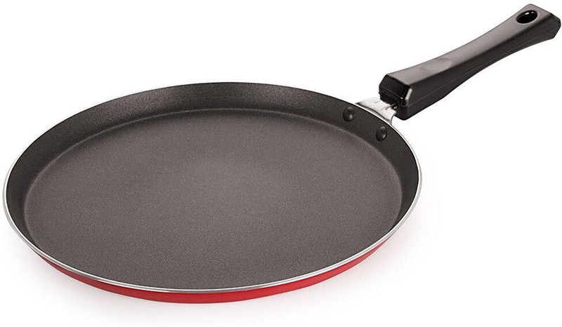 NIRLON Aluminium Non - Induction Non Stick Flat Tawa with Bakelite Handle 26cm Tawa 26 cm diameter(Aluminium, Non-stick)