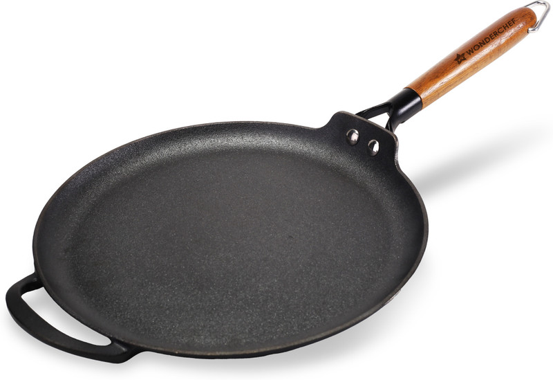 WONDERCHEF Ferro Light Weight Roti Tawa 26 cm diameter(Cast Iron, Non-stick, Induction Bottom)