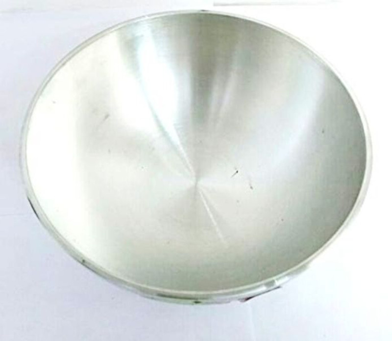 Hit lite Pure Aluminium Heavy bottam kadai Tasla for cooking 4 no size 8x3 inch Kadhai 18 cm diameter 2 L capacity(Aluminium)