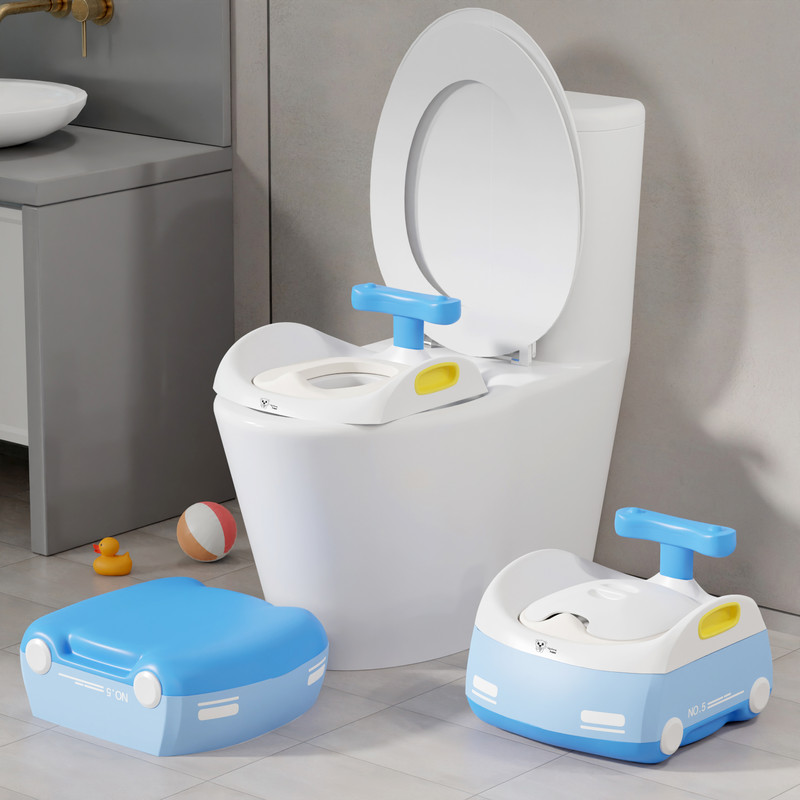 Lifelong 3 in 1 Baby Training for 1 to 6 Years Kids LLCBP011 Potty Seat(Blue)