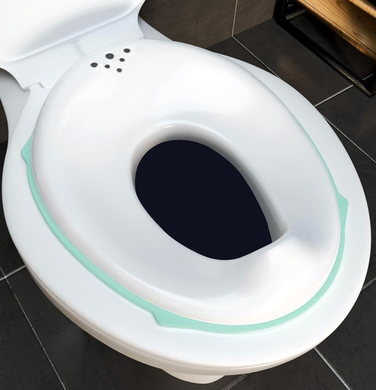 tapnite Potty Training Seat for Baby Boys And Girl,Non-Slip with Splash Guard Potty Seat Potty Seat(Light Blue)
