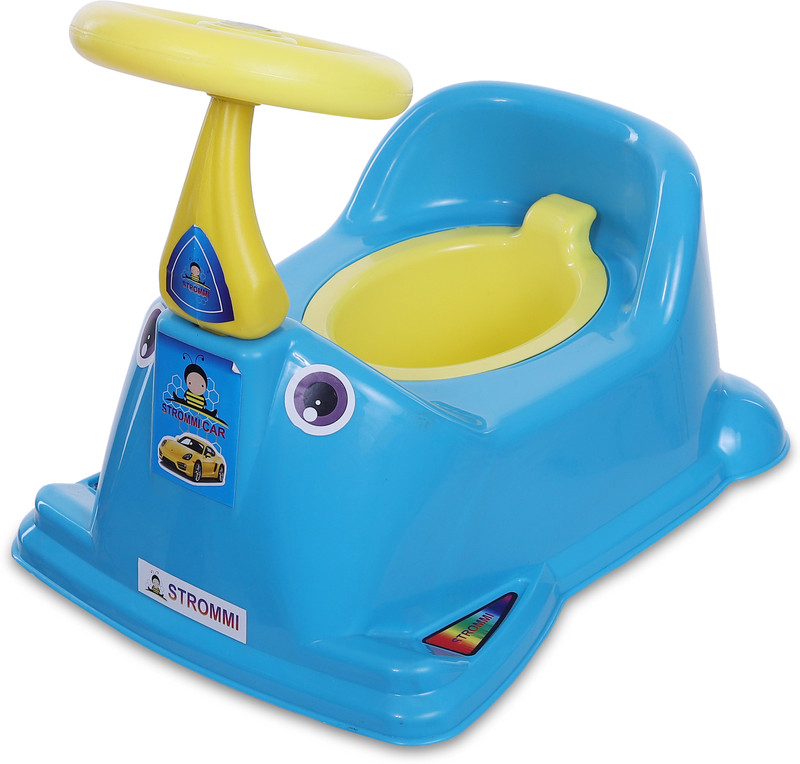 STROMMI Baby Potty Seat Scooter Style without Wheel Potty Seat(Blue)