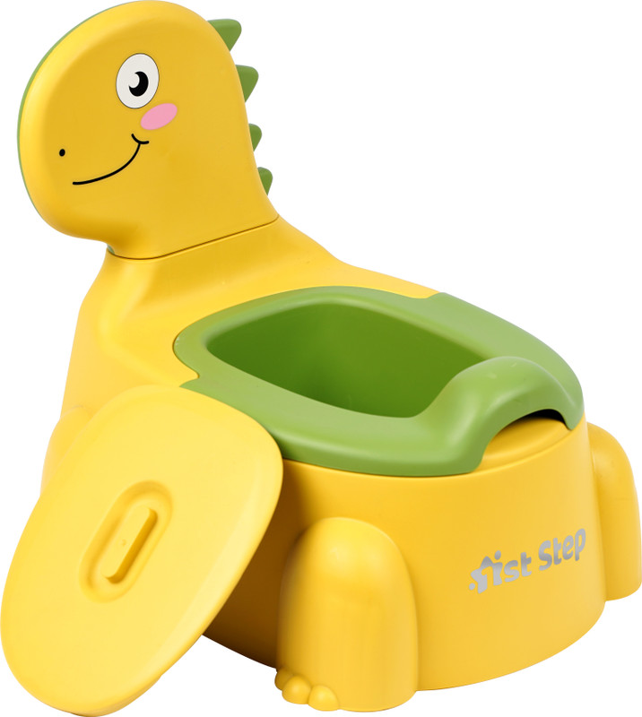 1st Step Baby Potty Seat/Potty Trainer Set Potty Box(Yellow)