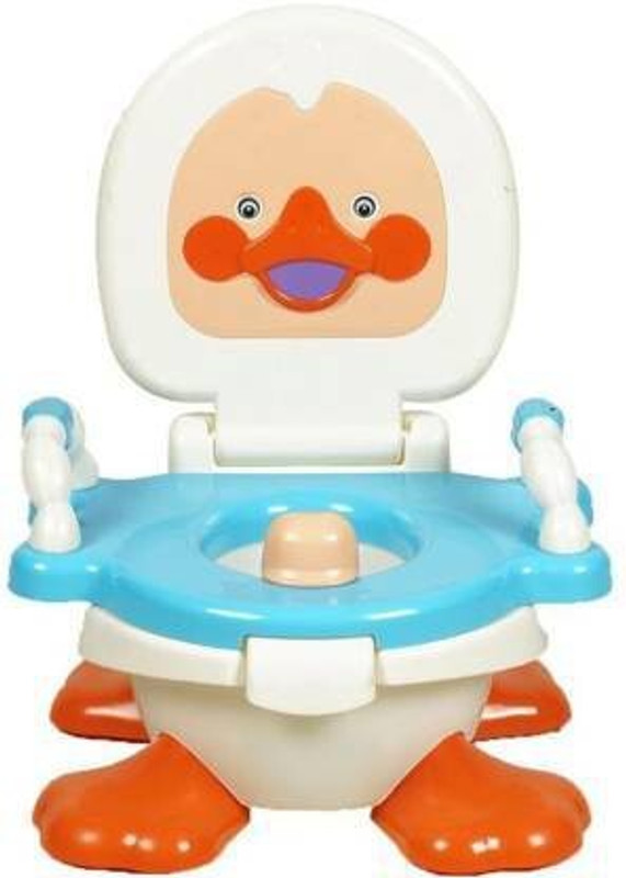 Gudda Gudia Baby's Duck potty seat for 2 year child potty seat for kids baby potty training seat color blue Potty Seat(Blue)