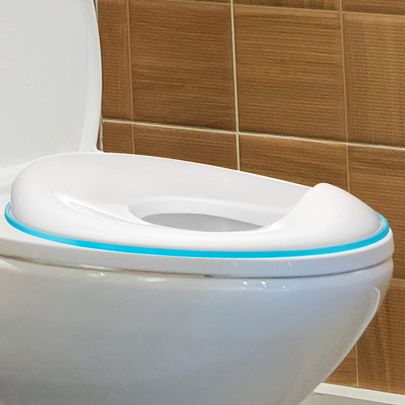 senoprime Baby Potty Training Seat – Blue Colour – Soft & Anti-Slip Toilet Trainer Potty Seat(Blue)
