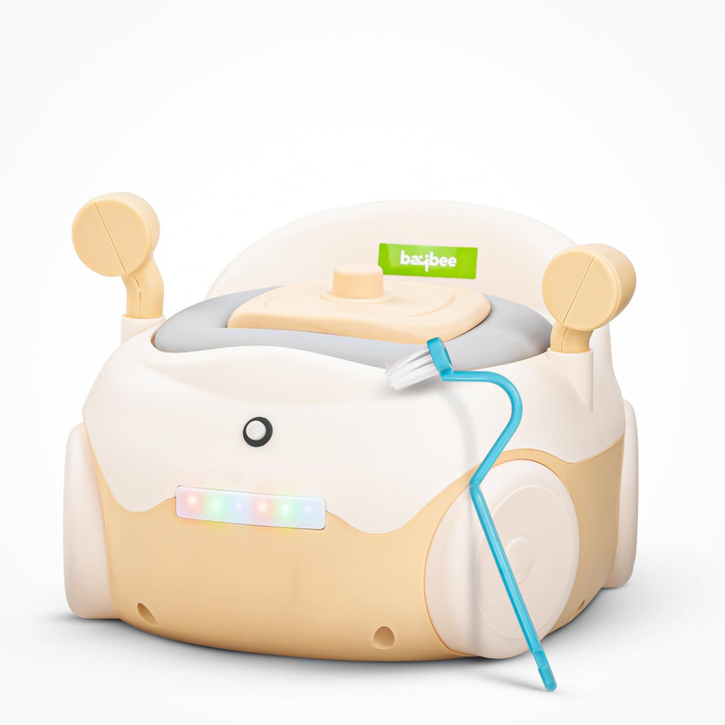 baybee Baby Potty Training Seat Chair for kids western toilet with light music toddler Potty Seat(Yellow)