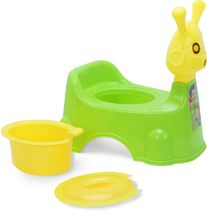 Sukhson India Baby Potty Training Seat | Comfortable Kids Toilet Trainer Potty Box(Green)