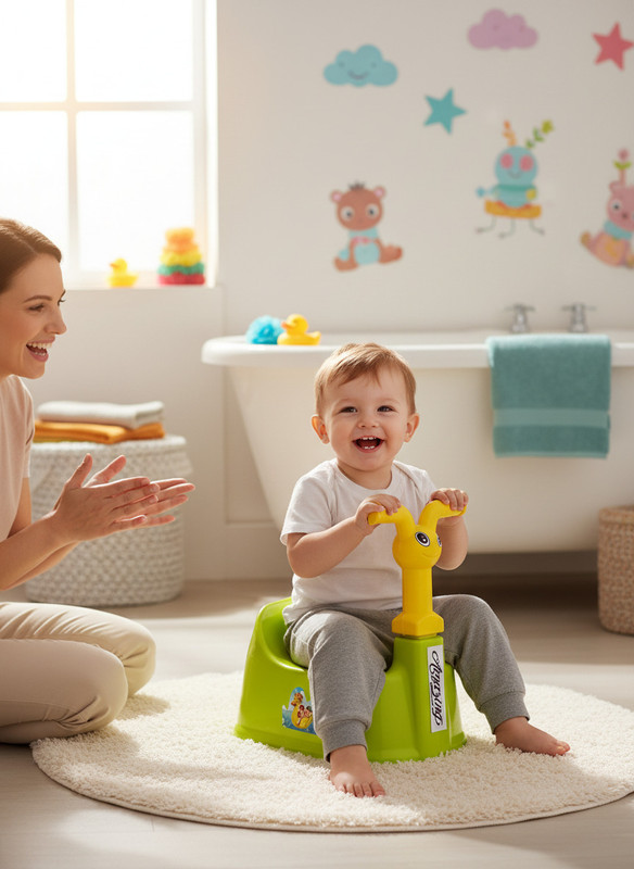 Babybae KIDS Potty Seat For Boys/Girls Toilet Trainer Baby Potty Seat For Kids Potty Box(Green)