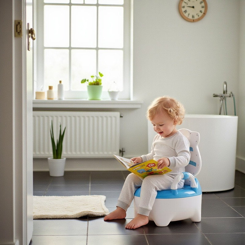 Aedee Easy to Clean, Lightweight Baby Potty Seat for Boys and Girls Potty Seat(Blue)