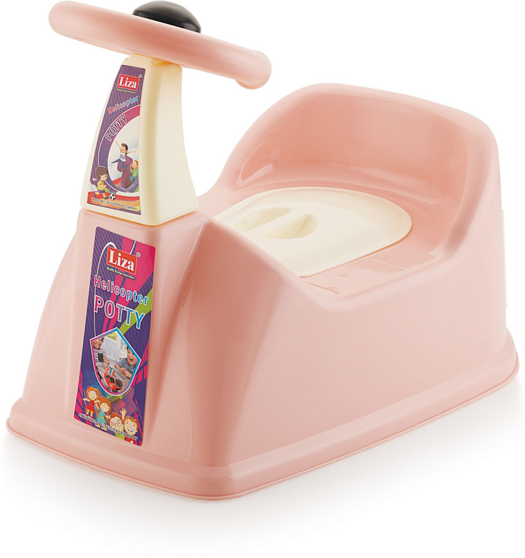 LIZA Rocket Style Toilet Trainer Baby Potty Seat with Removable Tray & Closing Lid Baby (For 6 Month-48 Month Kids) Potty Seat (Black) Potty Seat(Beige)