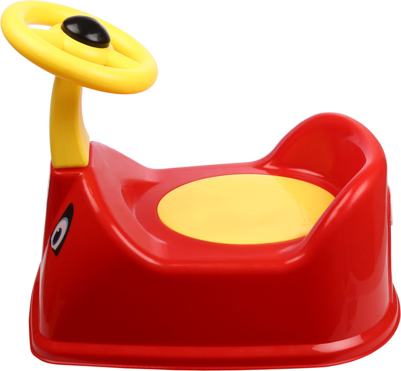 Sukhson India Car Style Baby Potty Training Seat | Toddler Toilet Trainer |Red Potty Box(Red)
