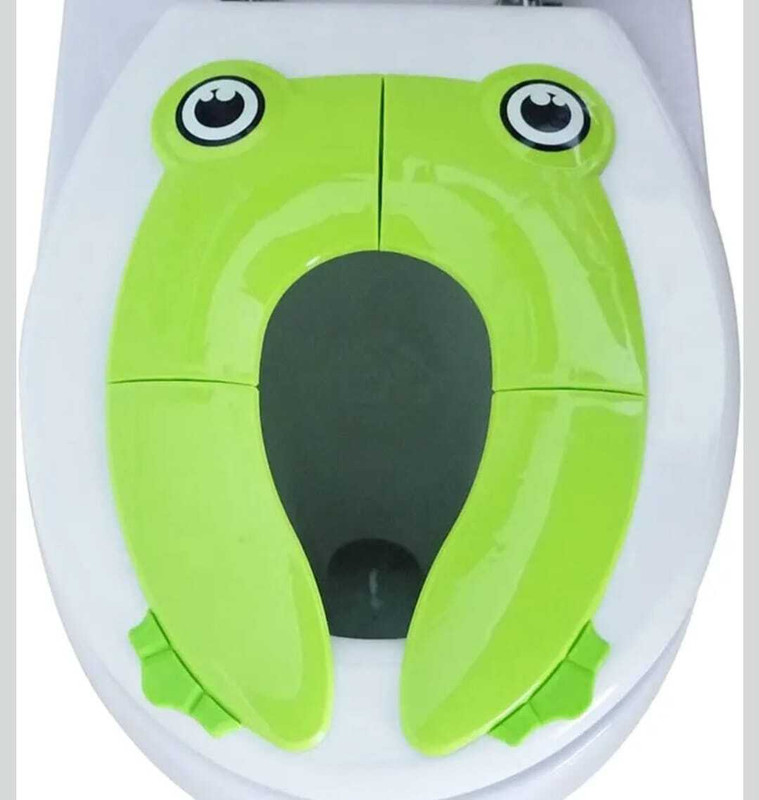 TASTIC Foldable Baby Potty Training Seat,Travel Potty Seat for Toddlers,Kids Toilete Baby Bath Seat(Green)