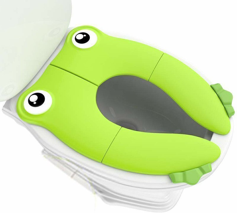Avadh Industries Foldable Portable Baby Toilet Potty Seat Potty Seat(Green)