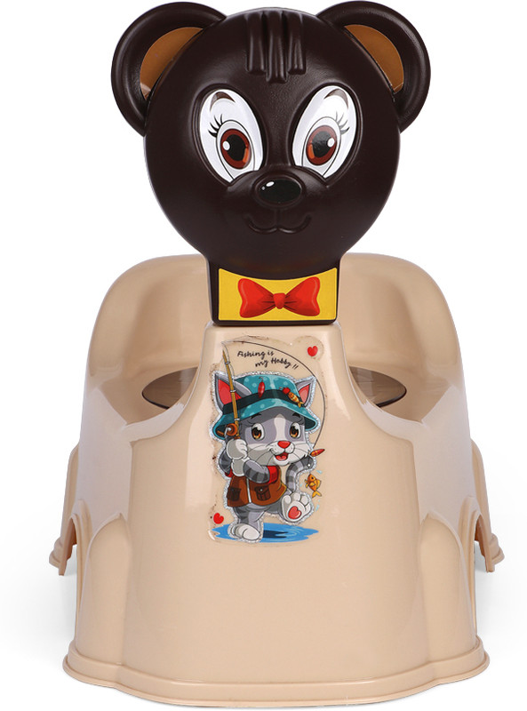 Sukhson India My Panda Baby Potty Training Seat- Chair For Kids With Removable Tray Potty Seat(Brown)